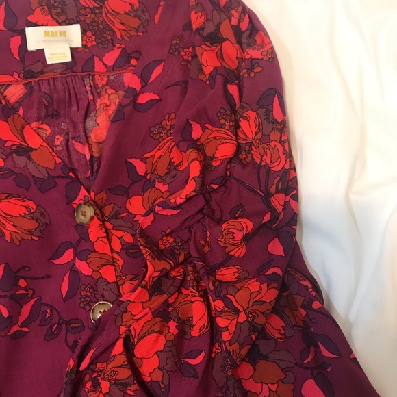 Maeve Top with button and sleeve detail - Picture 4 of 4